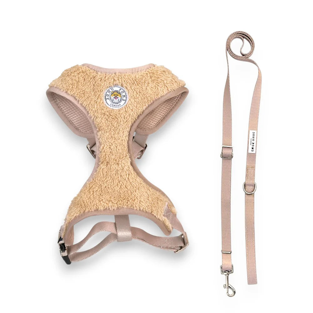 Teddy Bär Hundegeschirr in Beige von SohoPoms