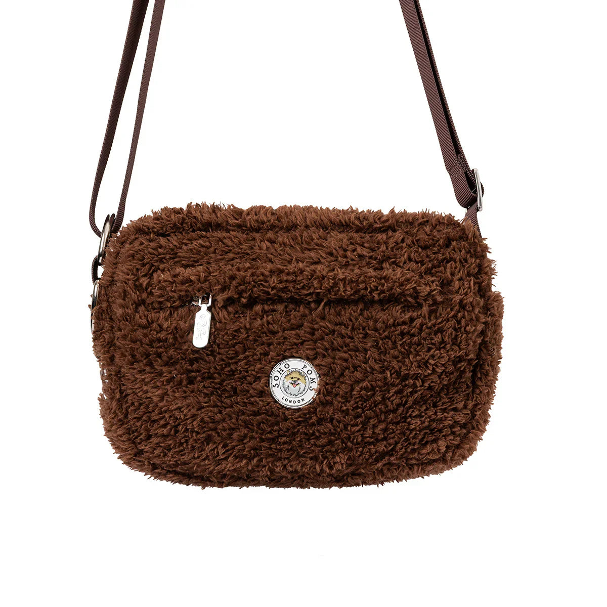 Teddy Bär Gassi-Tasche in Braun von SohoPoms