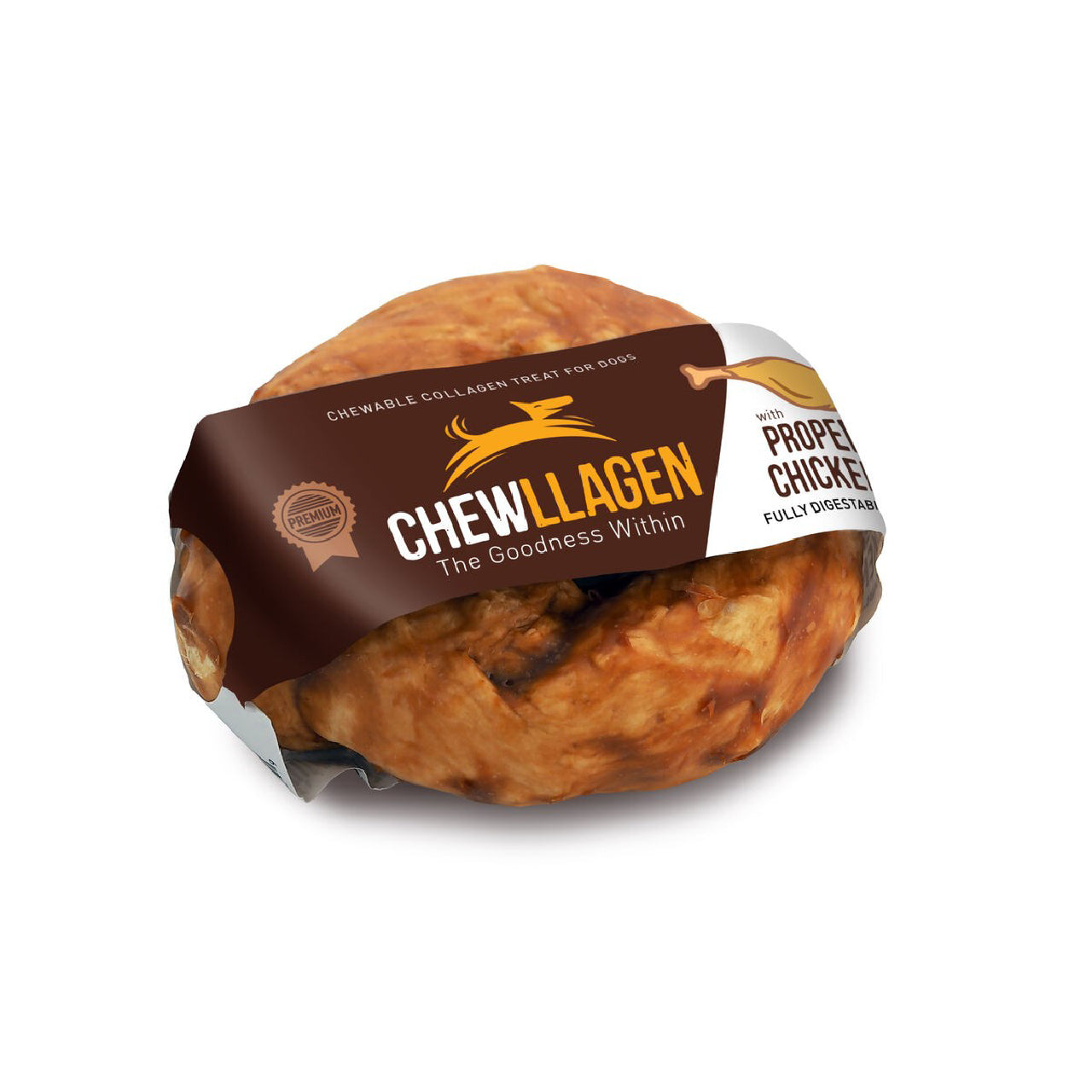 Chewllagen Hähnchen Kau-Donut – Kausnack mit Kollagen
