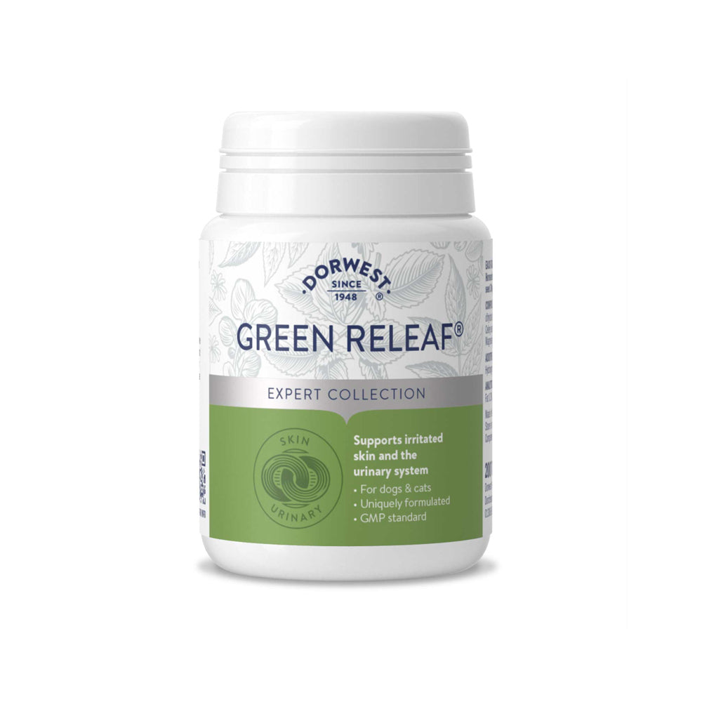 Dorwest Green Releaf Tabletten zur natürlichen Unterstützung von Harnwegen, Blasenpflege und Gelenkbeweglichkeit.