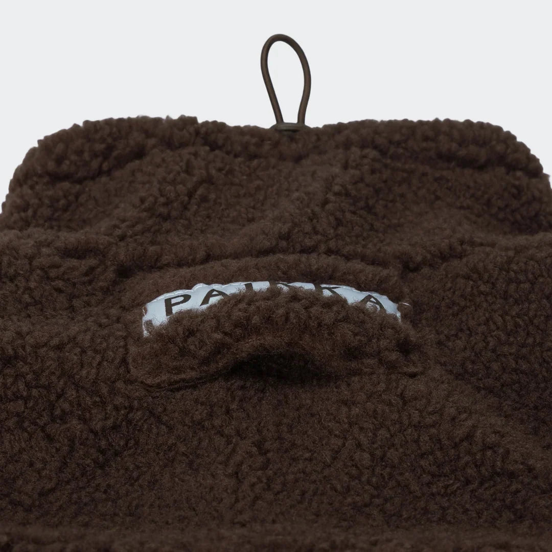 Gefütterte Hundejacke "Sherpa" in Braun von Paikka