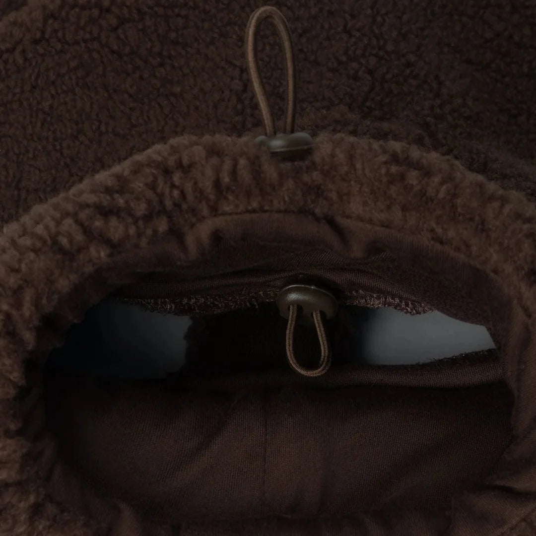 Gefütterte Hundejacke "Sherpa" in Braun von Paikka