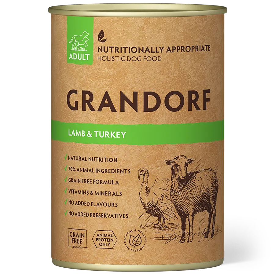Hypoallergenes Nassfutter "Lamm & Pute" für ausgewachsene Hunde aller Rassen