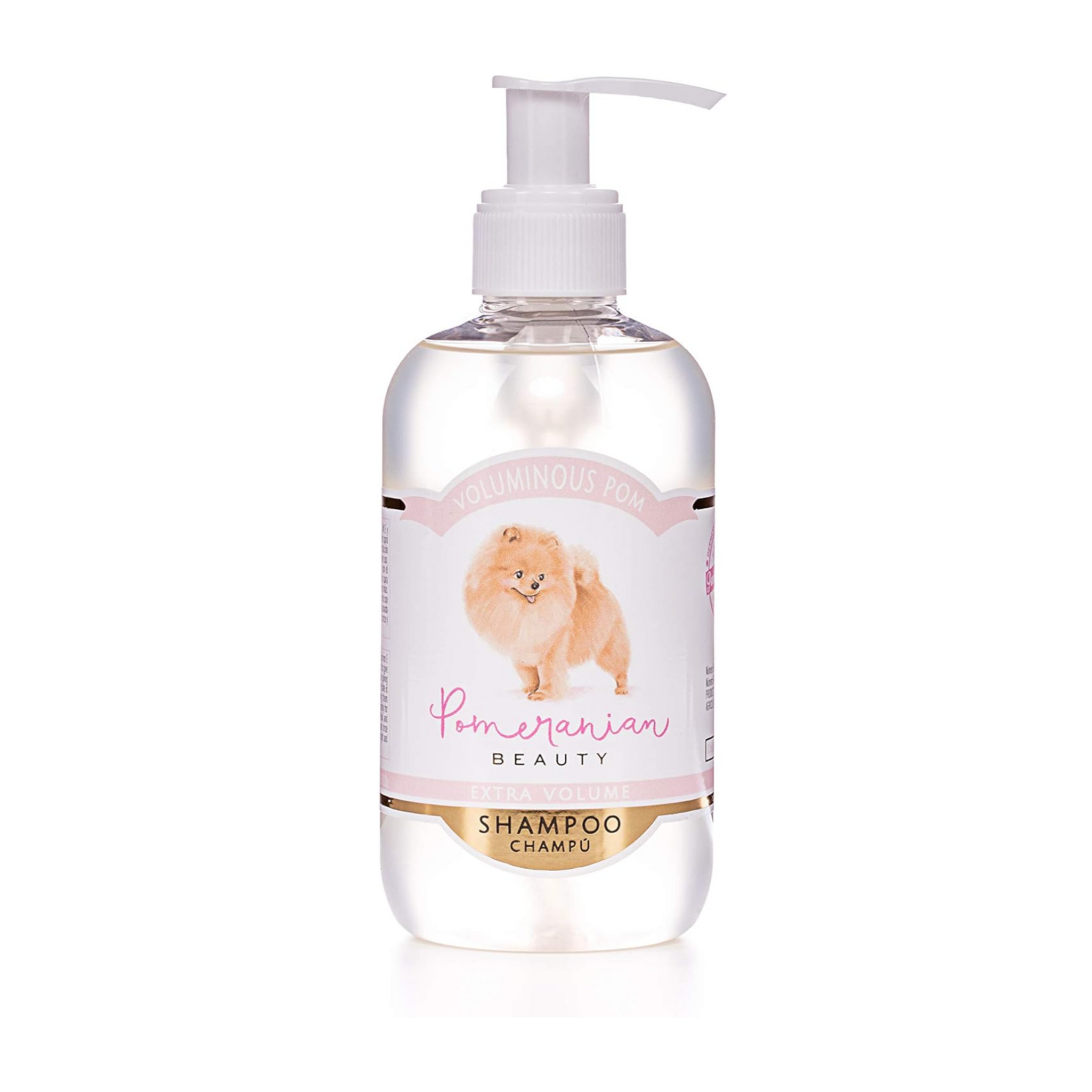 Intensiv Volumen Shampoo (250 ml) für Zwergspitze: Die Lösung gegen dünnes und plattes Pomeranian-Fell für maximale Fülle und den typischen Wölkchen-Look. Von Pomeranian Beauty.