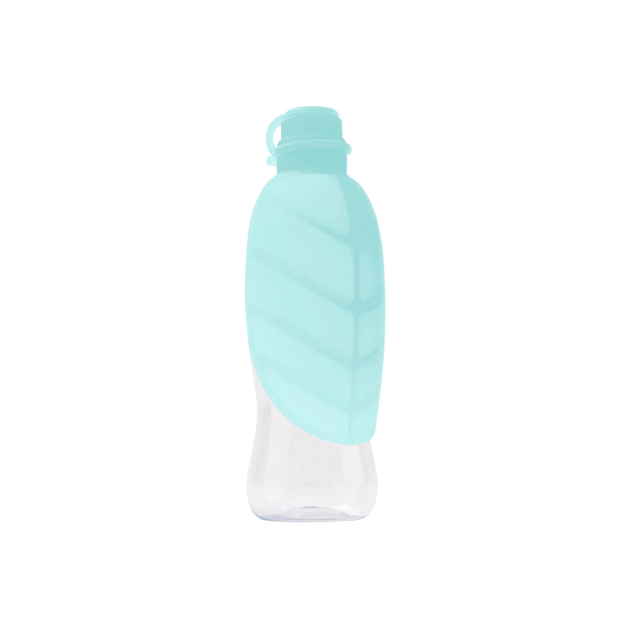 2-in-1 Hundetrinkflasche "Leaf" in Hellblau von United Pets