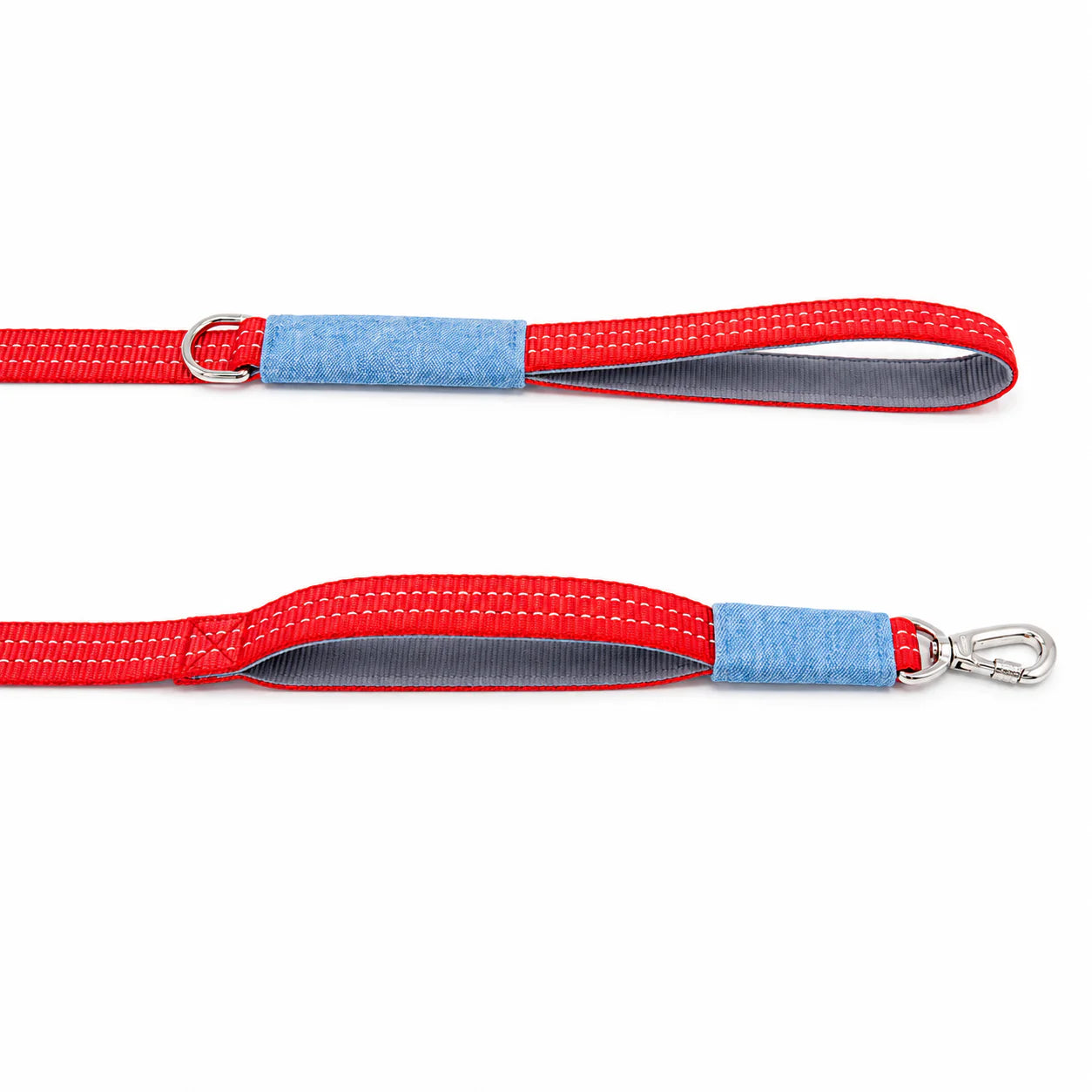 'Riviera Pop' Denim Hundeleine – Édition Cannes von Pom d'Azur (1,8m)