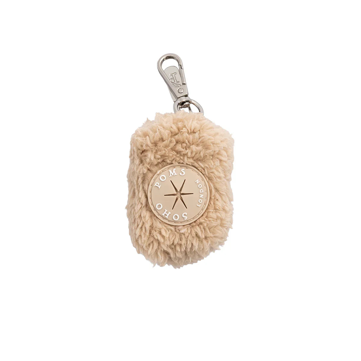 Teddy Bär Kotbeutelspender in Beige von SohoPoms