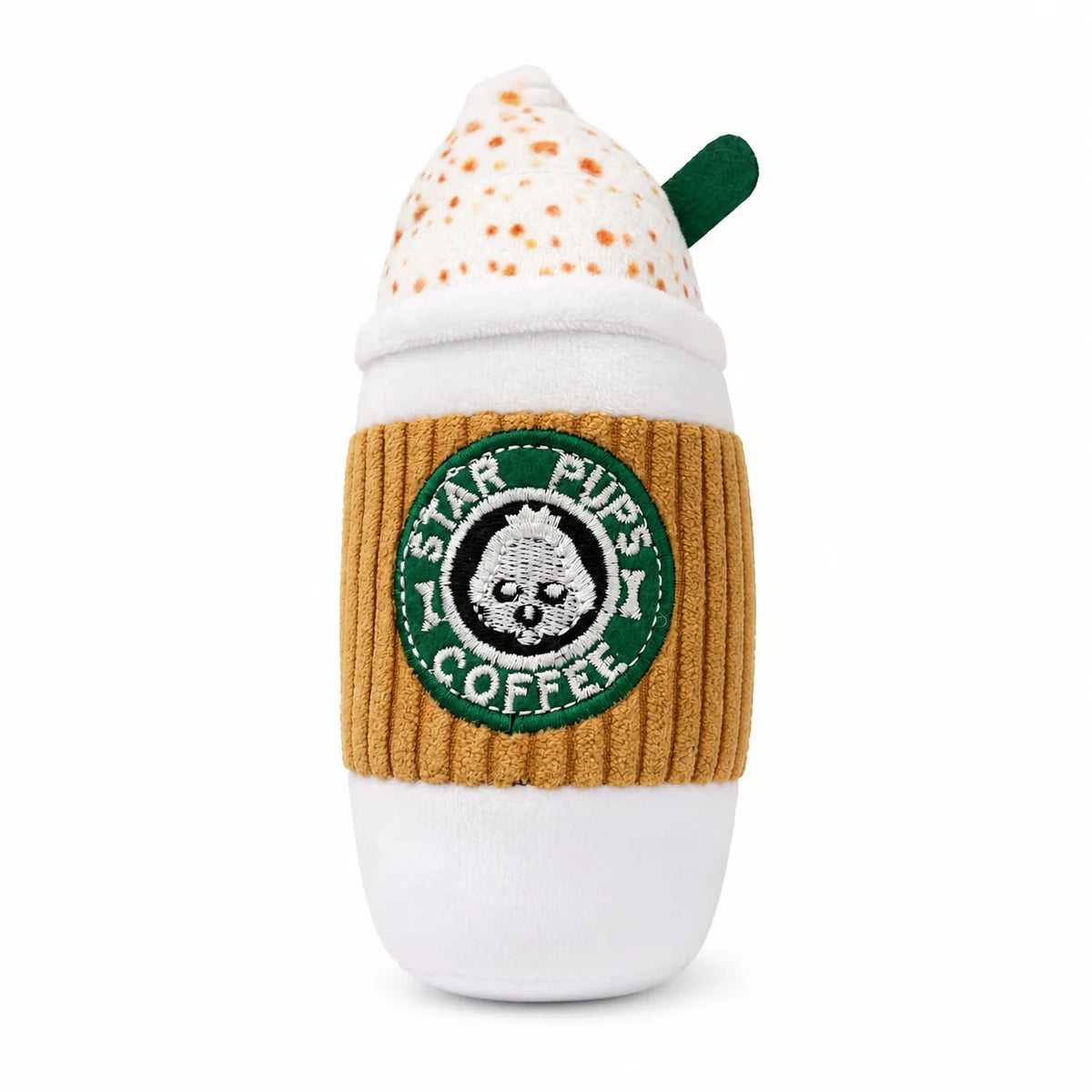 Star Pups Eiskaffee Plüsch-Hundespielzeug von Pom d'Azur