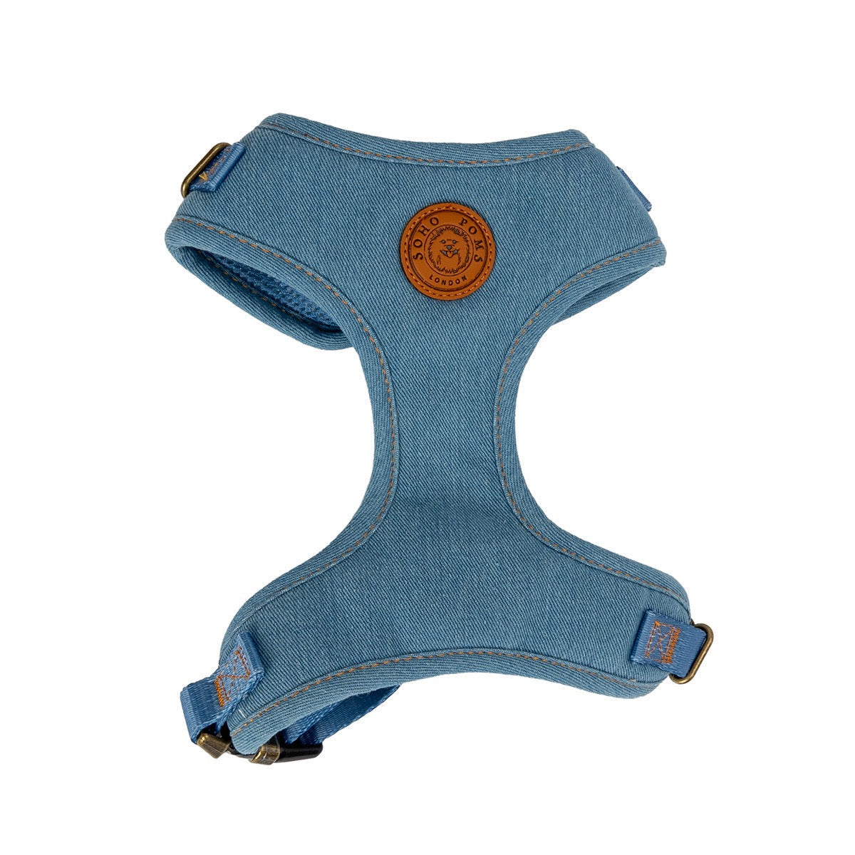 The Frith Denim Hundegeschirr "Vintage Wash" von SohoPoms