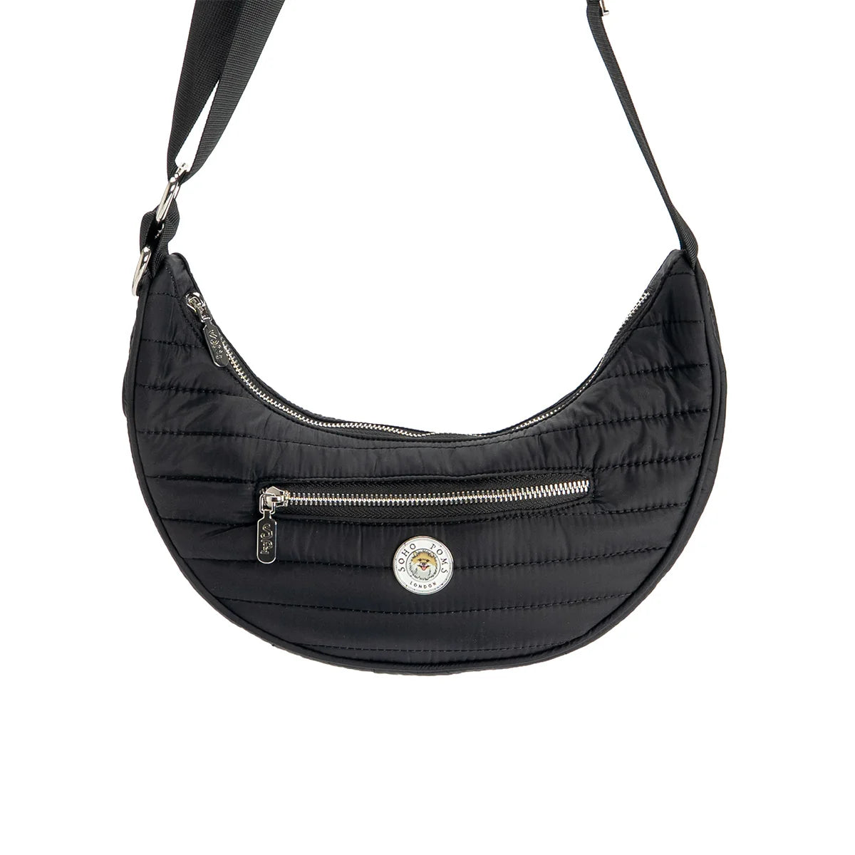 The Wardour Dog Crossbody Gassitasche "Schwarz" von SohoPoms