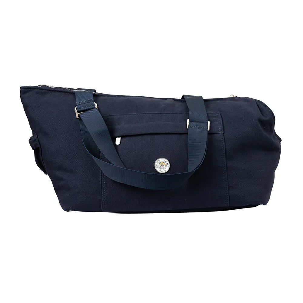 Berwick Hundetragetasche in Navy von SohoPoms