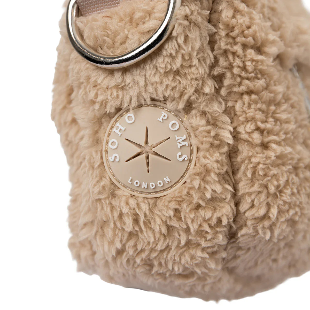 Teddy Bär Gassi-Tasche in Beige von SohoPoms