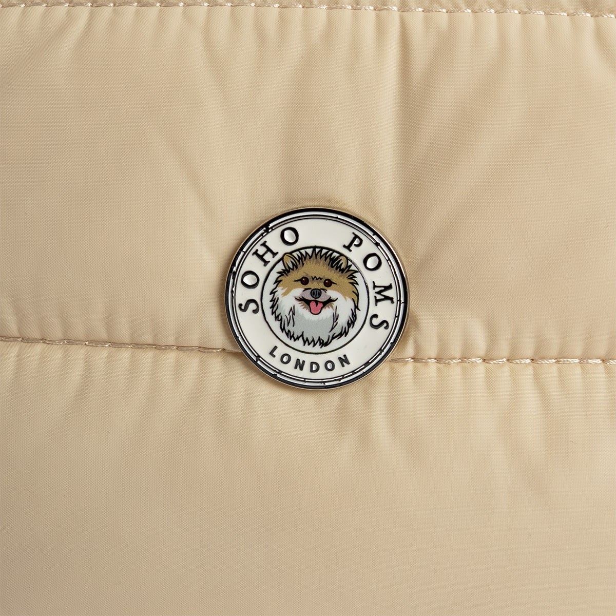 Hundetragetasche für kleine Hunde - The Wardour in Beige von SohoPoms