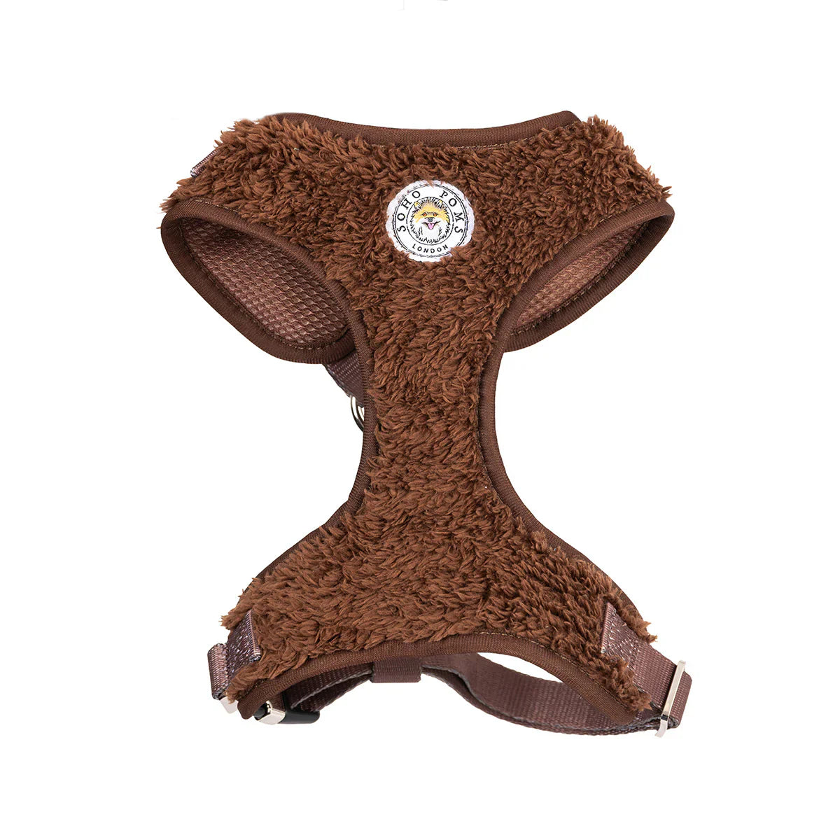 Teddy Bär Hundegeschirr in Braun von SohoPoms