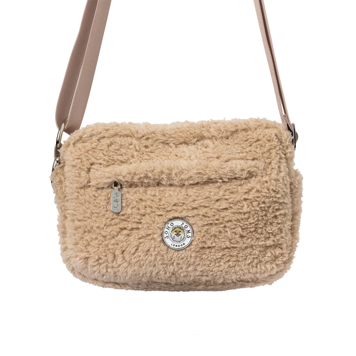 Teddy Bär Gassi-Tasche in Beige von SohoPoms