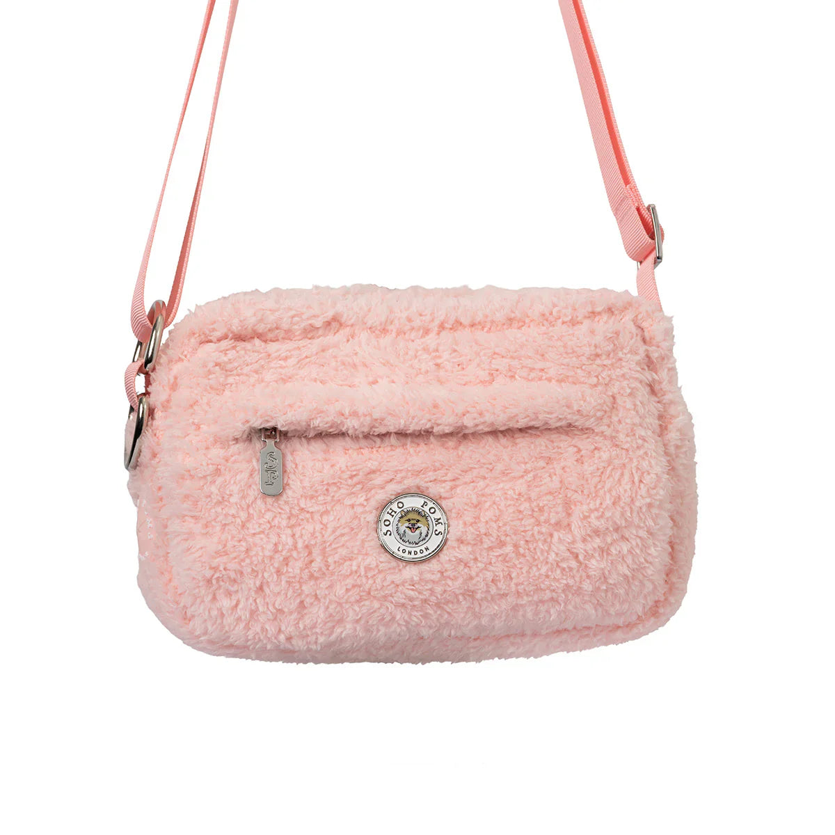 Teddy Bär Gassi-Tasche in Rosa von SohoPoms