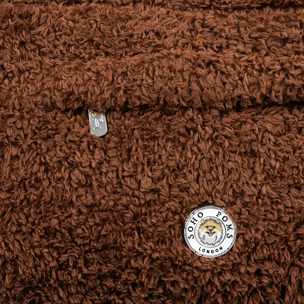 Teddy Bär Hundetragetasche in Braun von SohoPoms