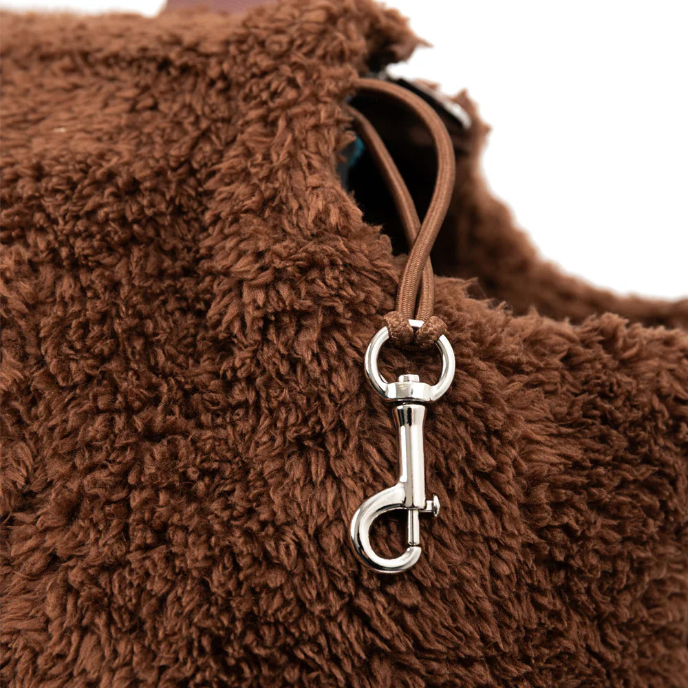 Teddy Bär Hundetragetasche in Braun von SohoPoms