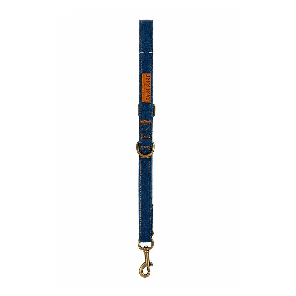 The Frith Denim Hundeleine "Classic Rinse" von SohoPoms