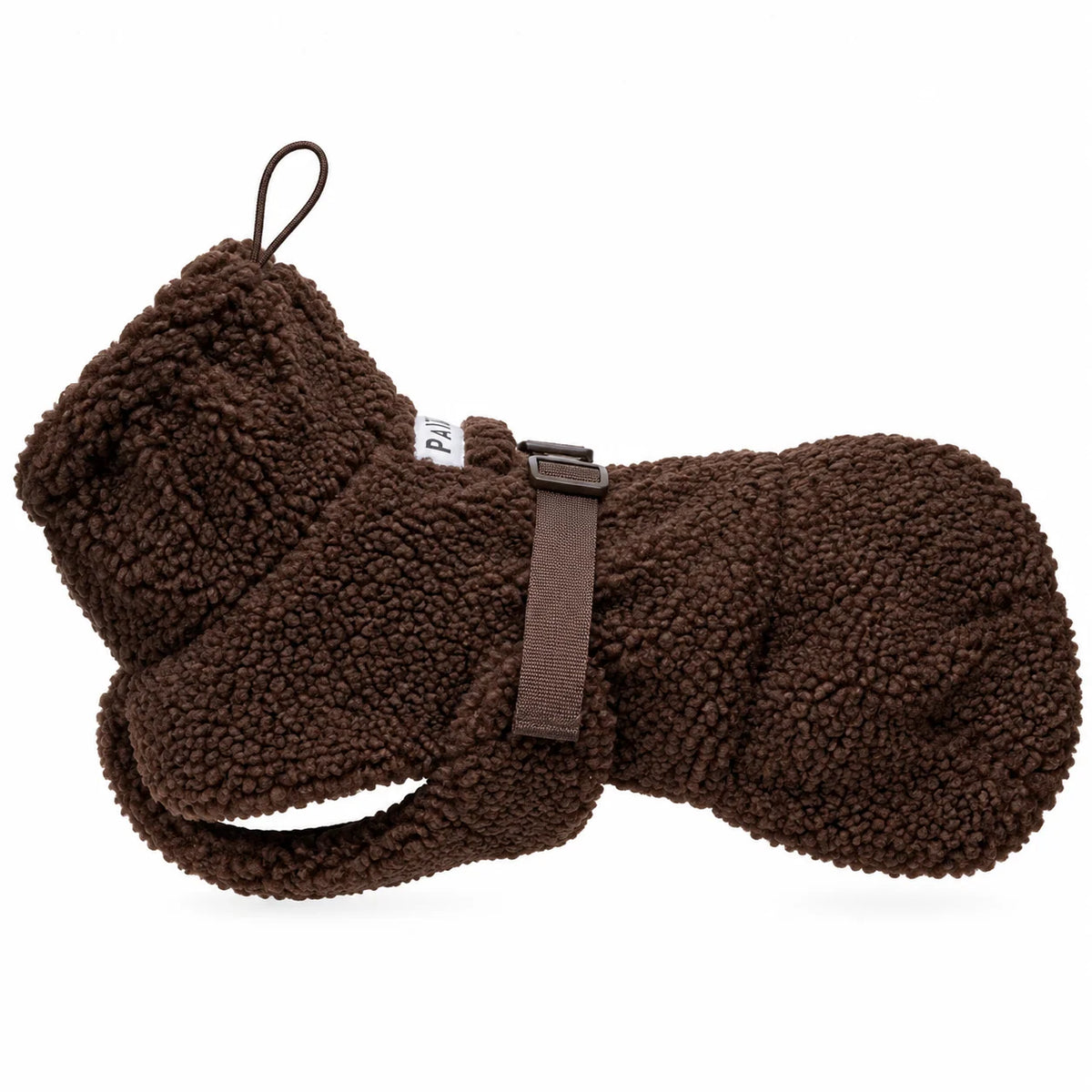 Gefütterte Hundejacke "Sherpa" in Braun von Paikka