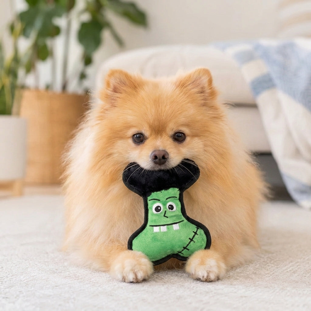 Halloween Frankenstein-Hundespielzeug aus Plüsch von Gloria