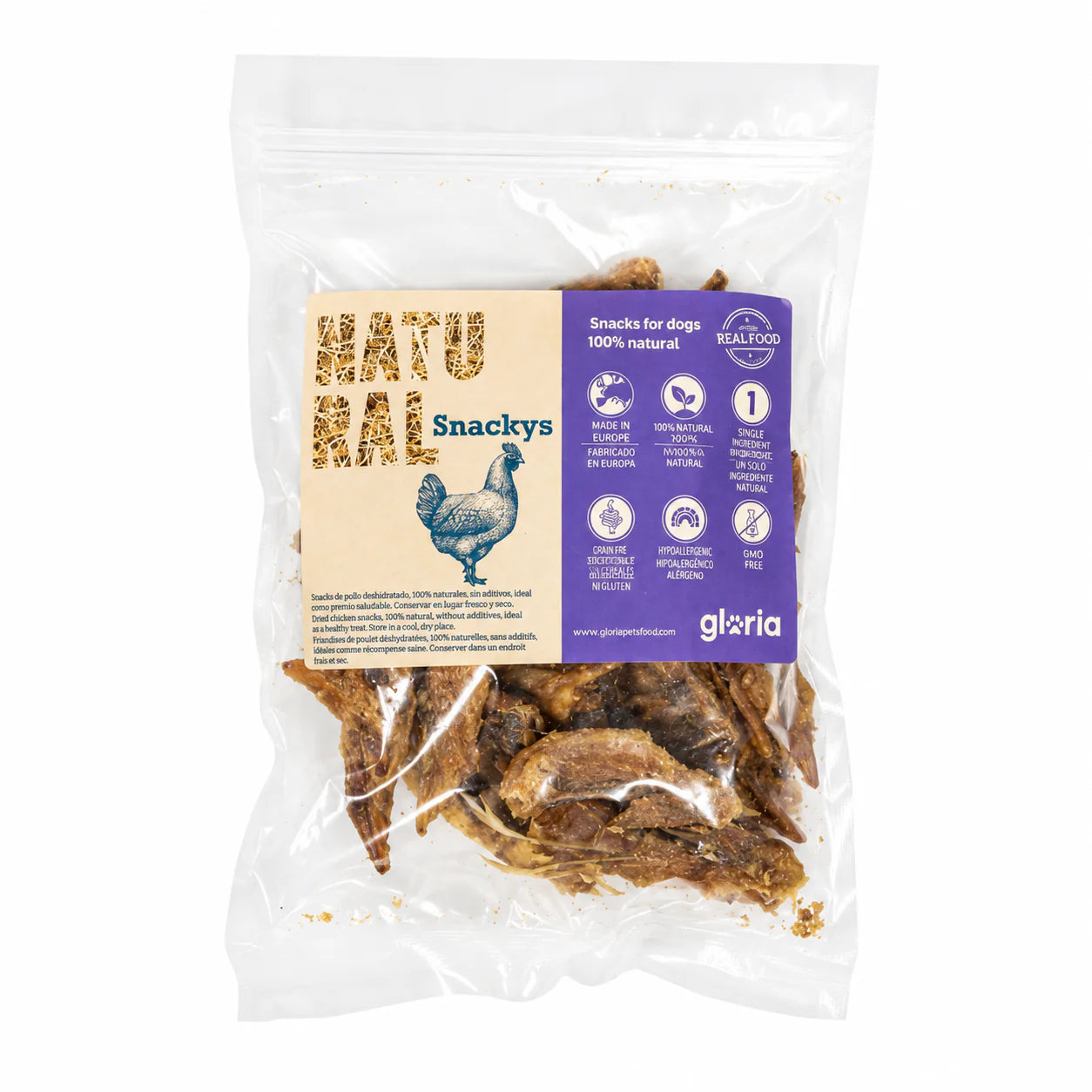 Natural Hähnchenflügel Snackys von Gloria (300g)