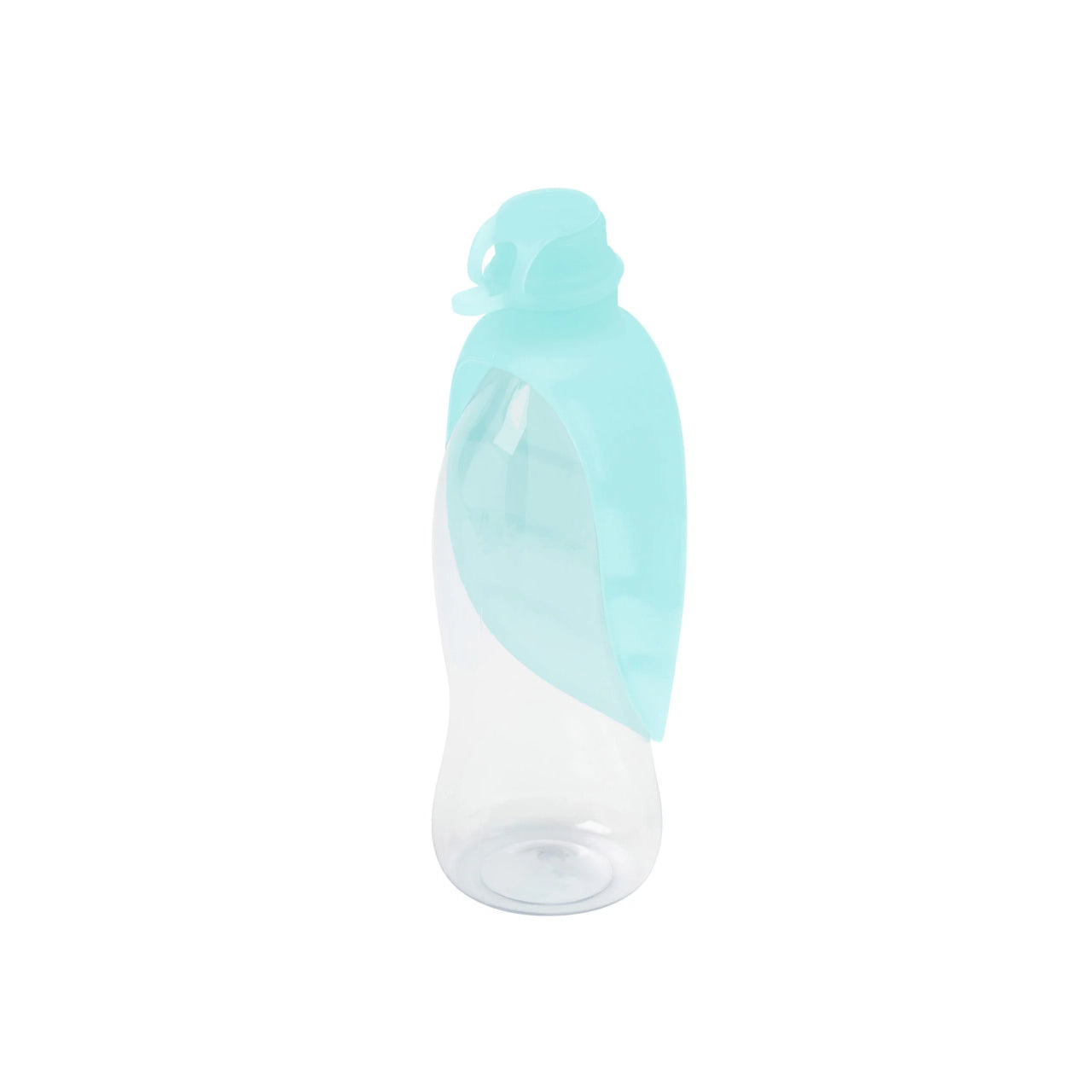 2-in-1 Hundetrinkflasche "Leaf" in Hellblau von United Pets