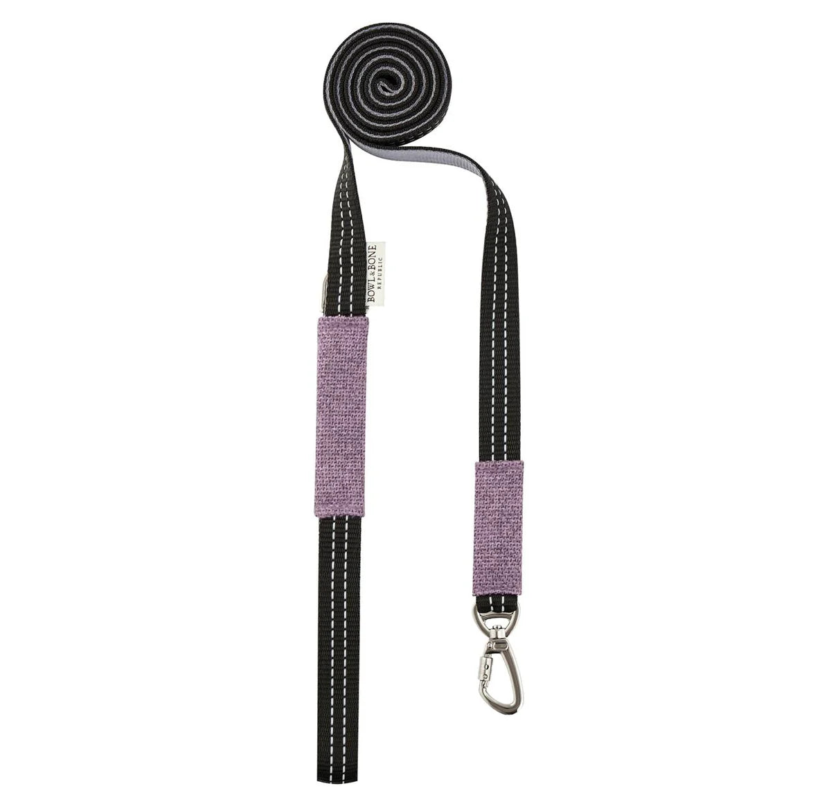 Mayfair Hundeleine in Flieder von SohoPoms X Bowl & Bone (1,8m)