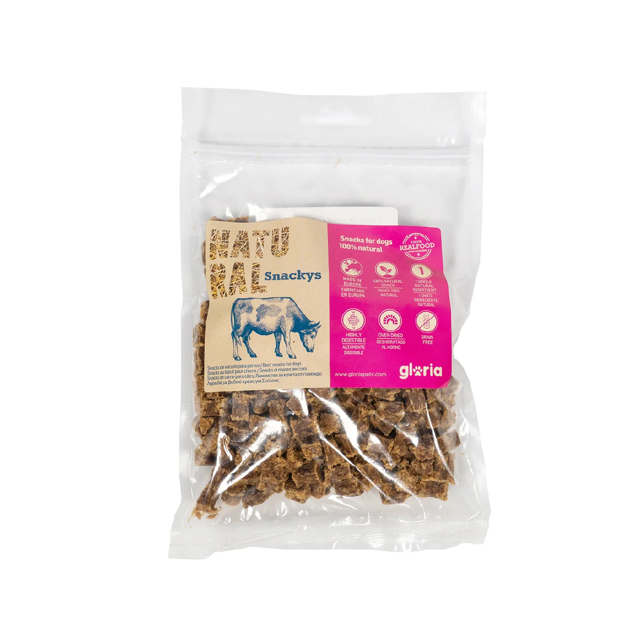 Natural Rindfleisch-Würfel von Gloria (300g)