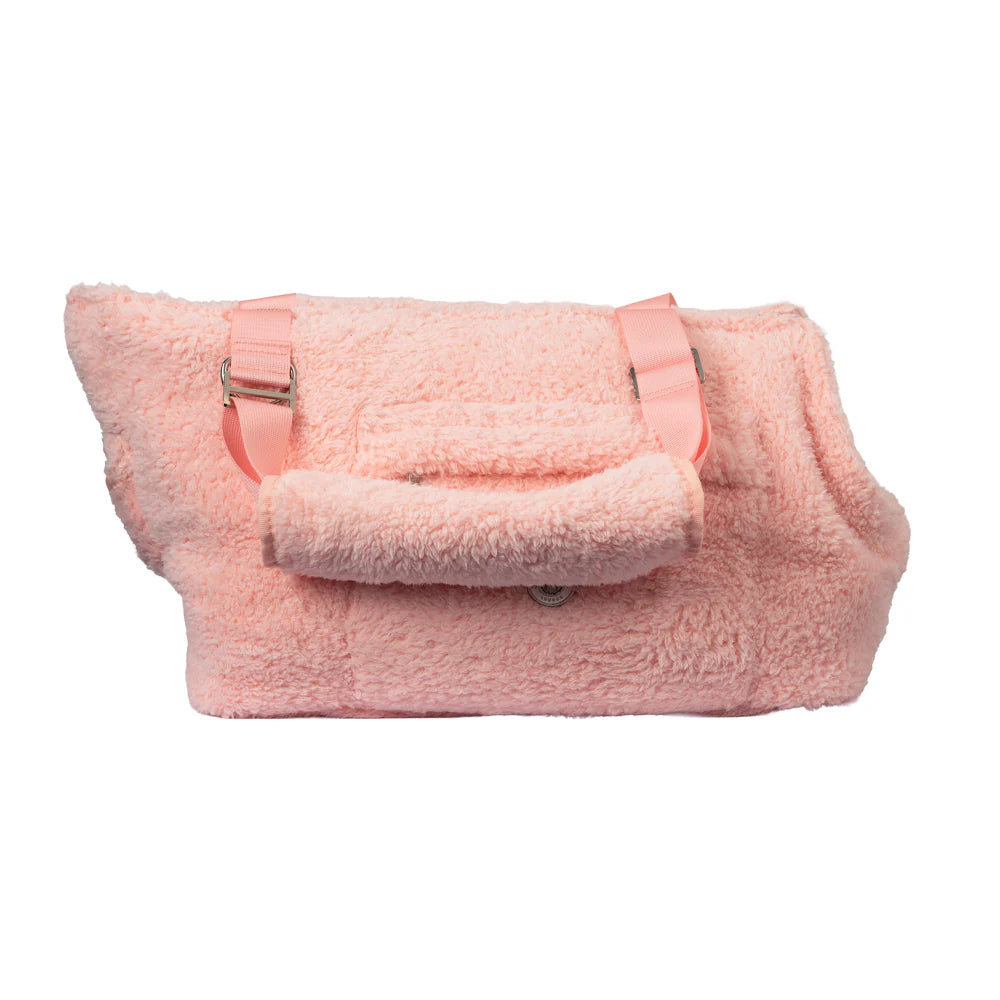 Teddy Bär Hundetragetasche in Rosa von SohoPoms