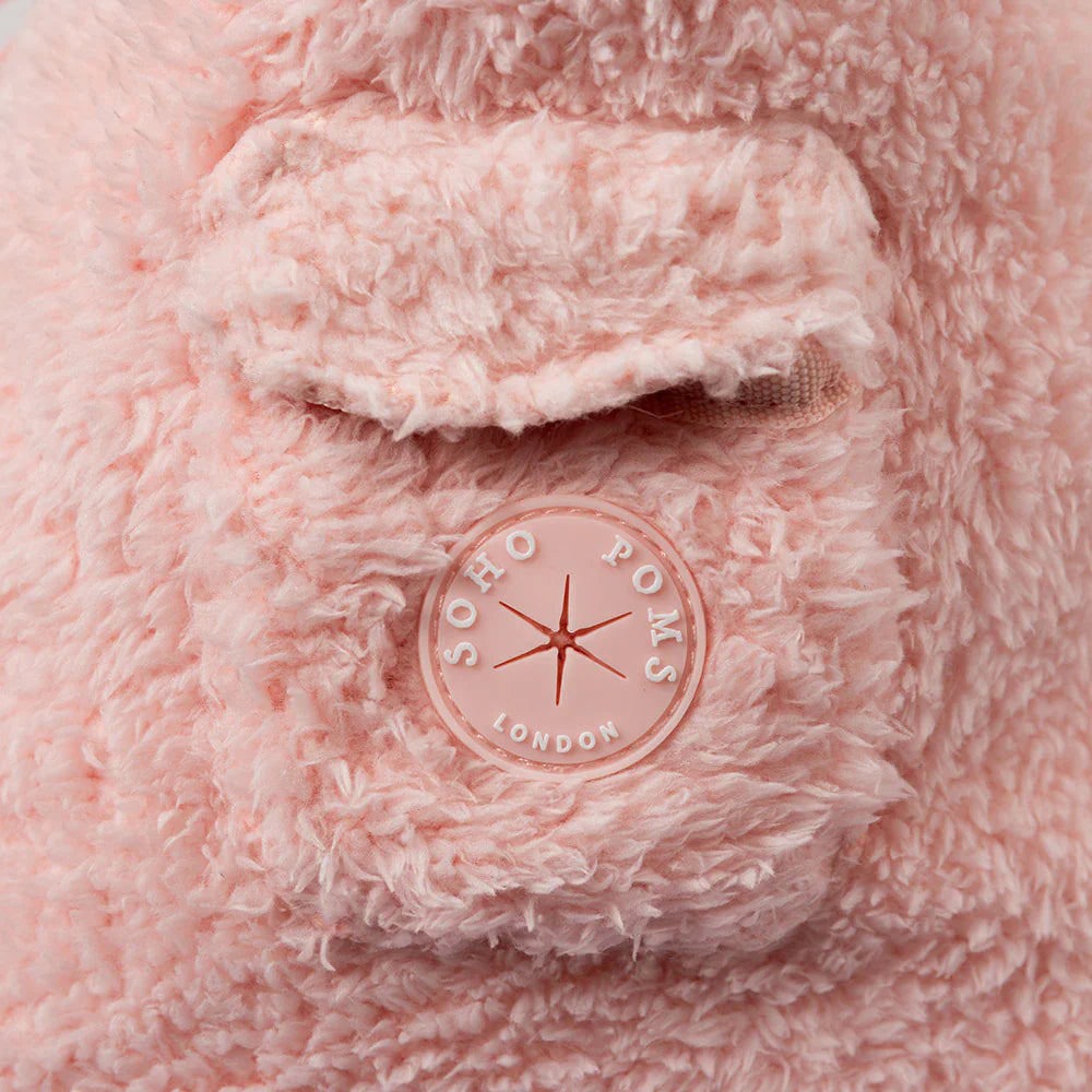 Teddy Bär Hundetragetasche in Rosa von SohoPoms