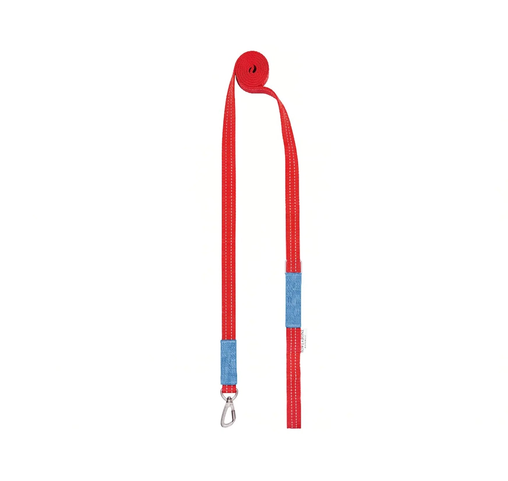 'Riviera Pop' Denim Hundeleine – Édition Cannes von Pom d'Azur (1,8m)
