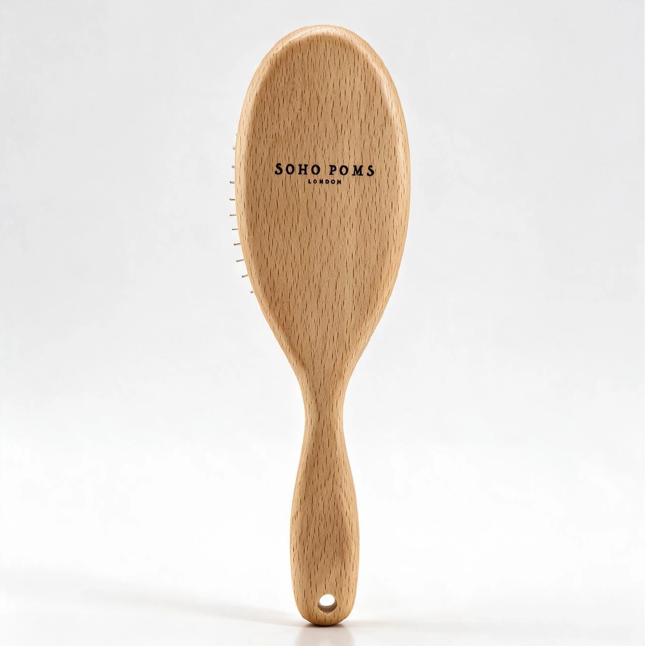 Professionelle Holz-Pflegebürste für Pomeranian Zwergspitz von Soho Poms