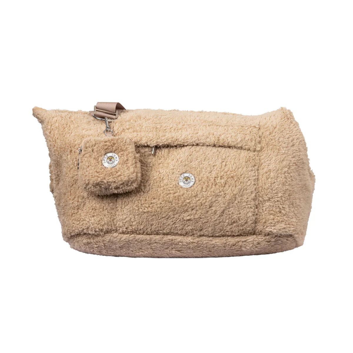 Teddy Bär Hundetragetasche in Beige von SohoPoms