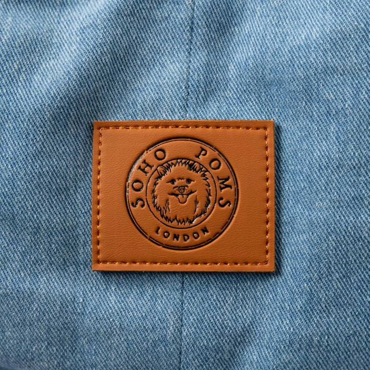 Hundetragetasche für kleine Hunde - The Frith Denim "Vintage Wash" von SohoPoms