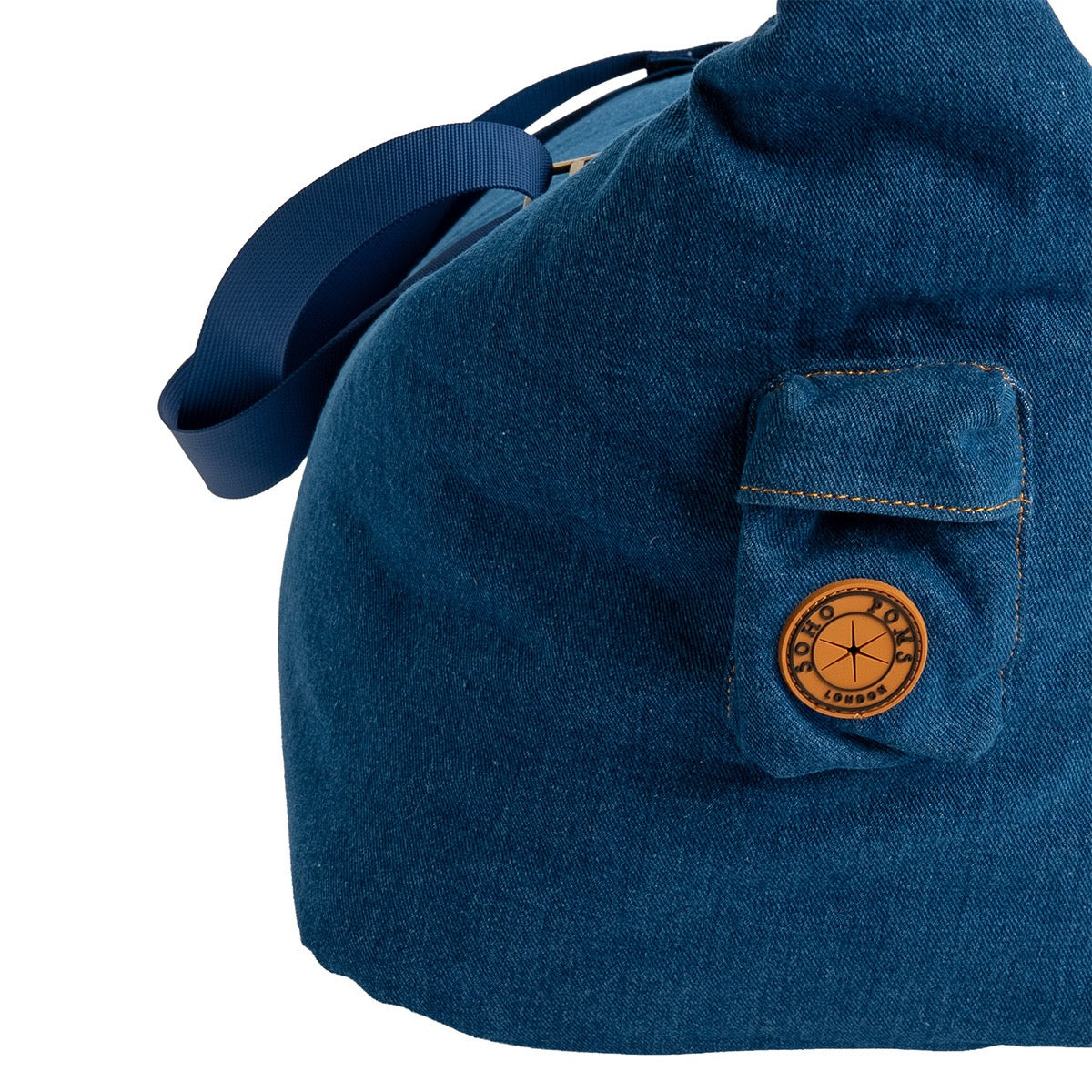 Hundetragetasche für kleine Hunde - The Frith Denim "Classic Rinse" von SohoPoms