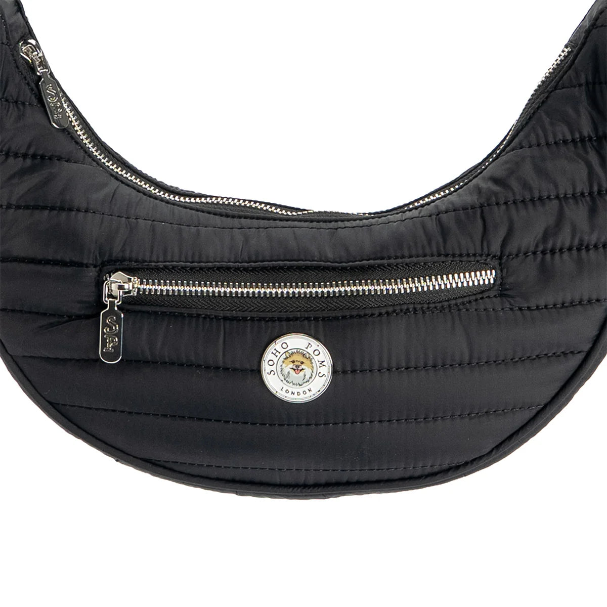 The Wardour Dog Crossbody Gassitasche "Schwarz" von SohoPoms