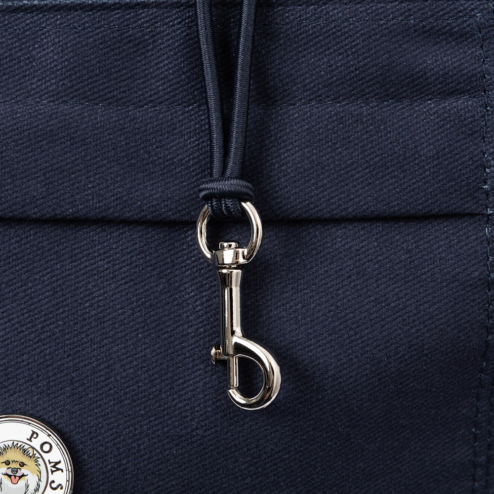 Berwick Hundetragetasche in Navy von SohoPoms