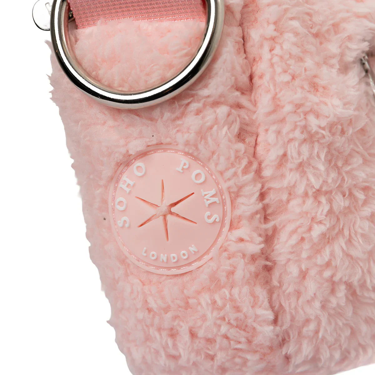 Teddy Bär Gassi-Tasche in Rosa von SohoPoms