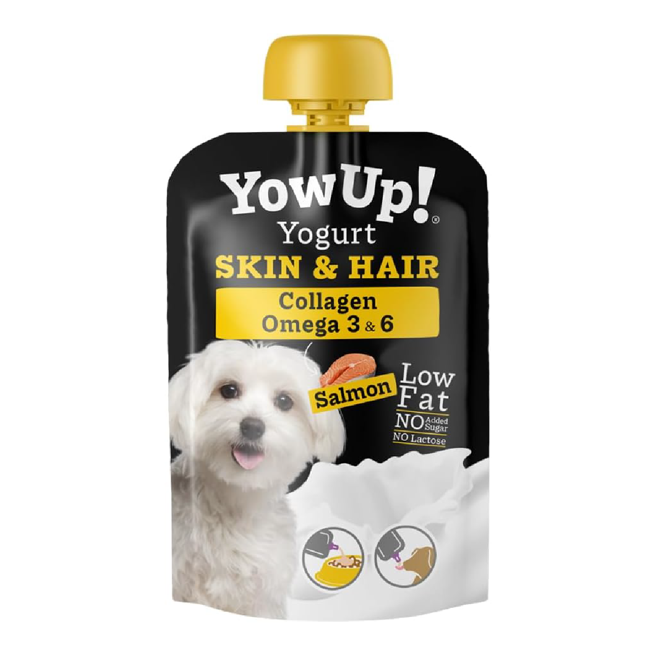YowUp! Hunde-Joghurt für Haut & Fell mit Lachs (115g)